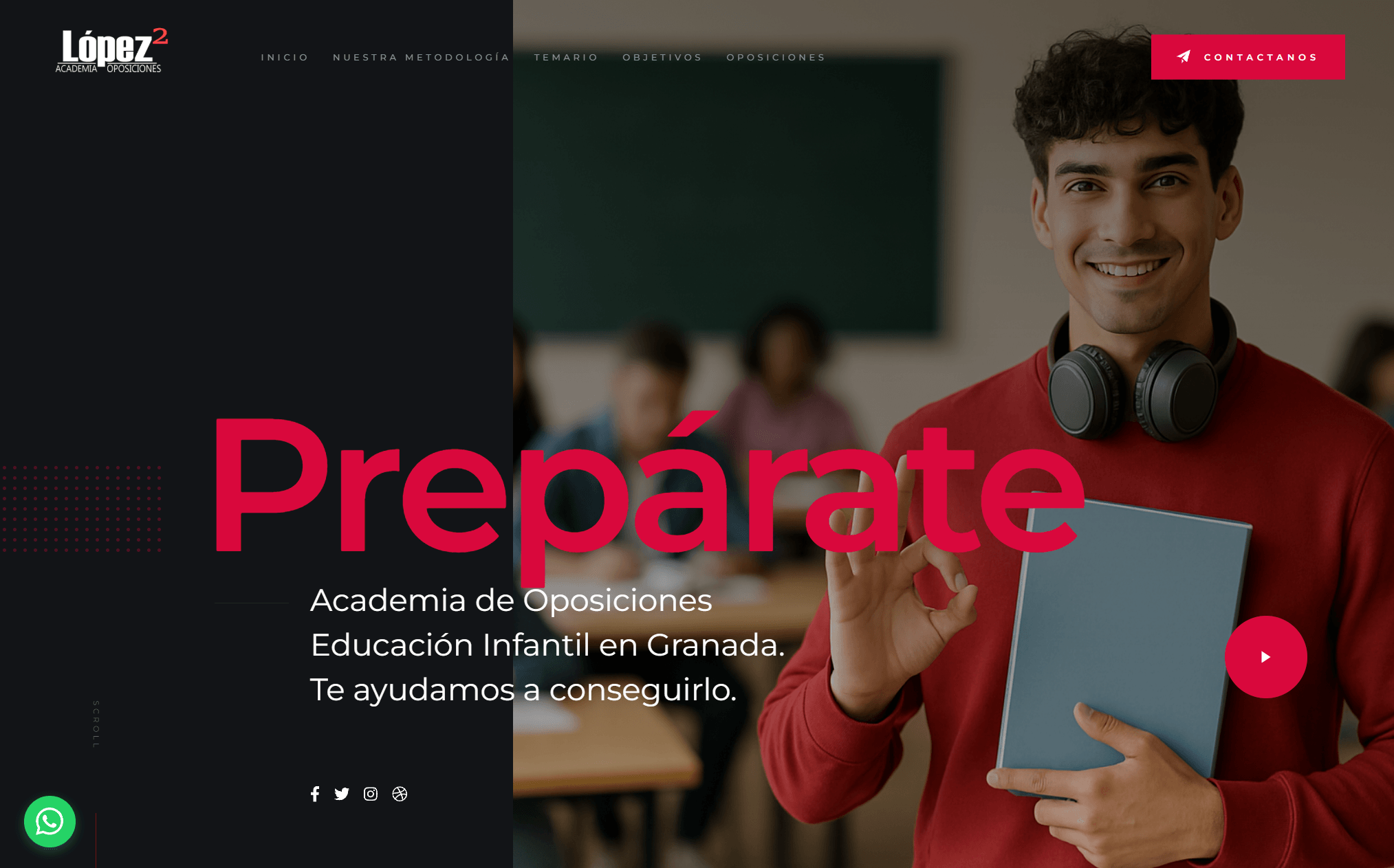 Proyecto web academia de oposiciones - Emilio Mochón