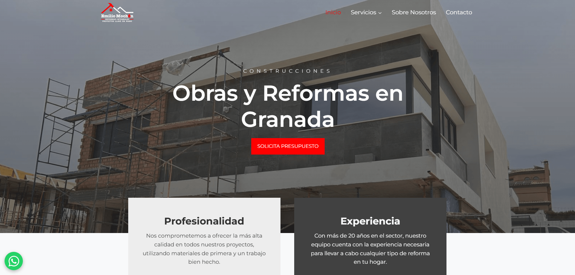 Imagen de la web de construcción