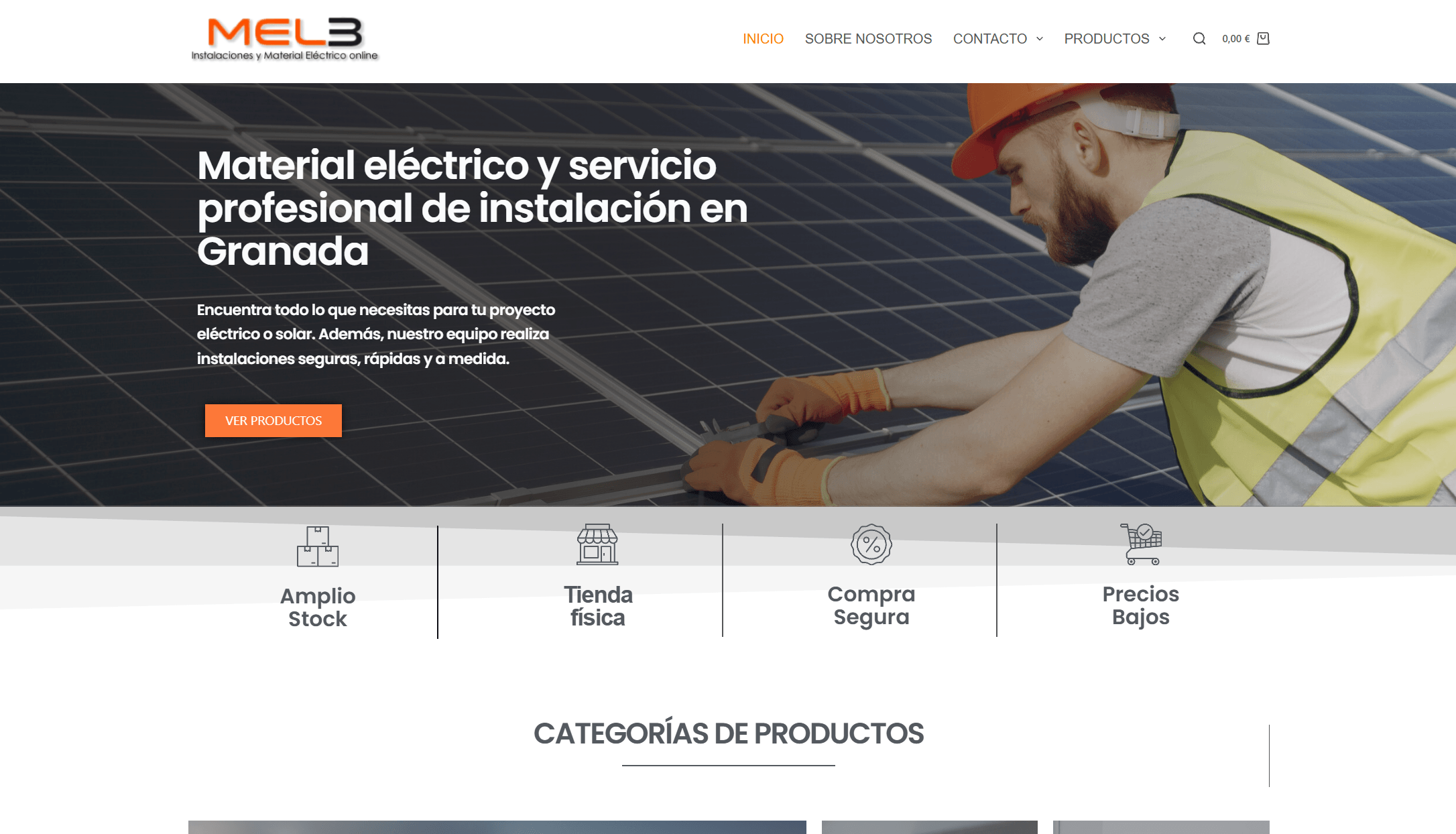 Imagen de la web de ecommerce