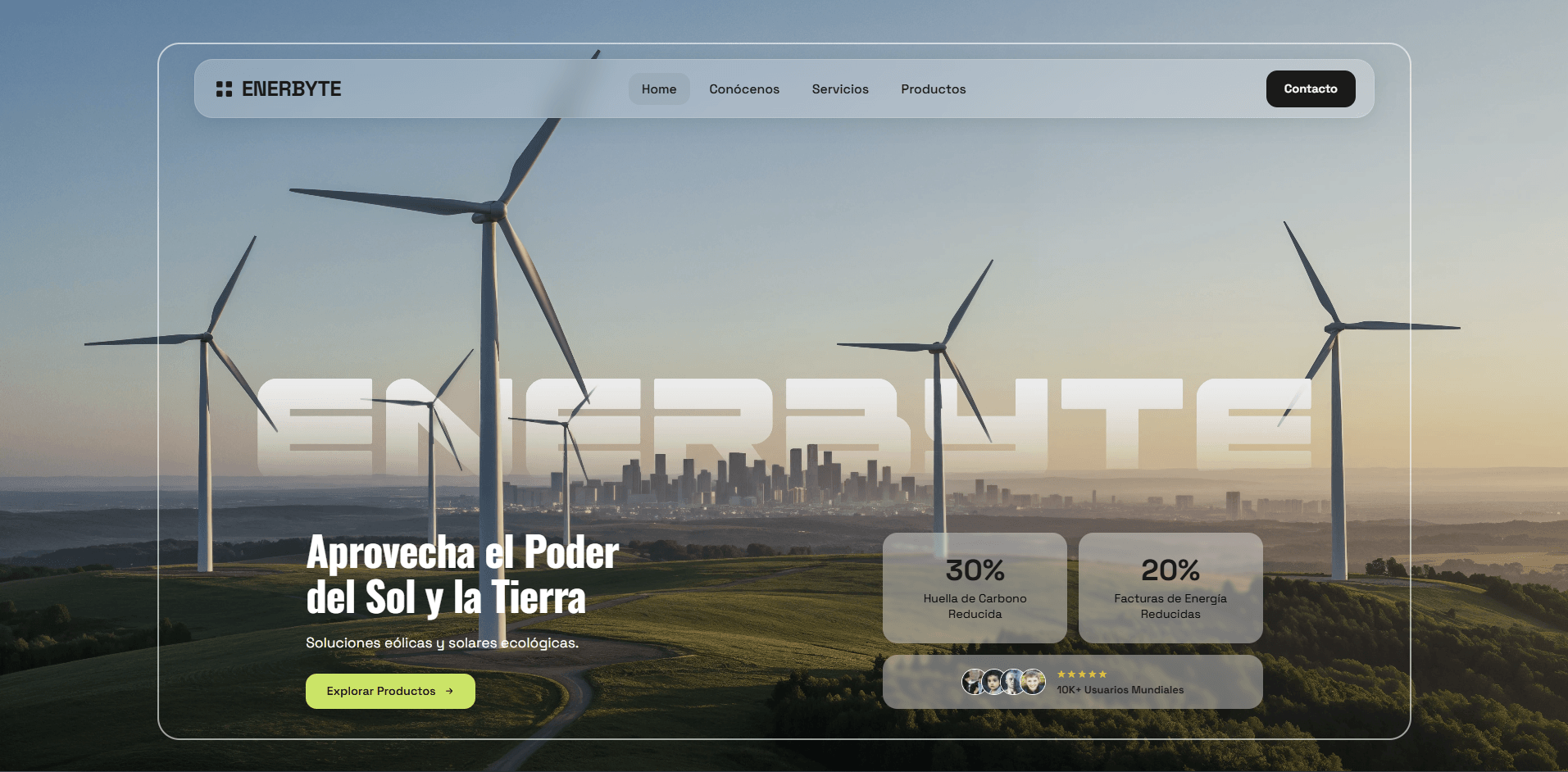 Proyecto web empresa de energias renovables - Emilio Mochón
