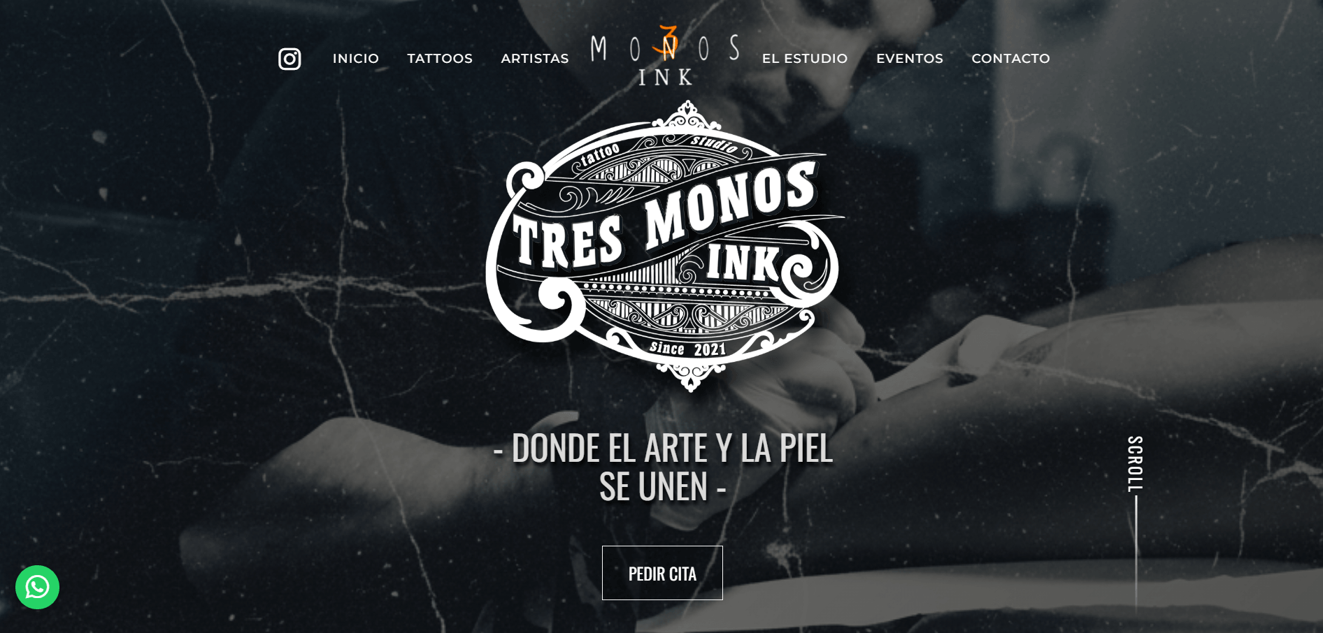 Imagen de la web de tattoo