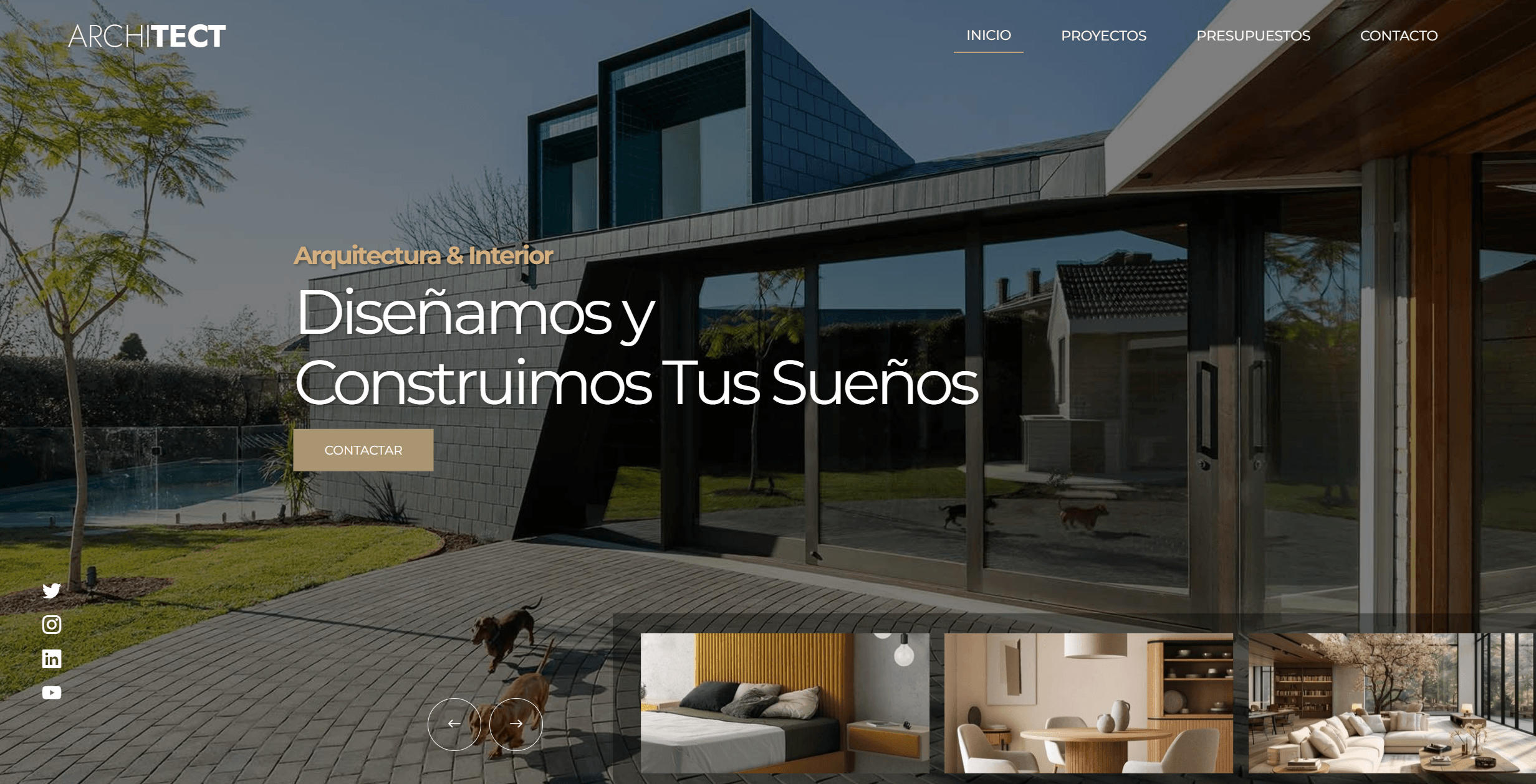 Proyecto web empresa de arquitectura y diseño - Emilio Mochón