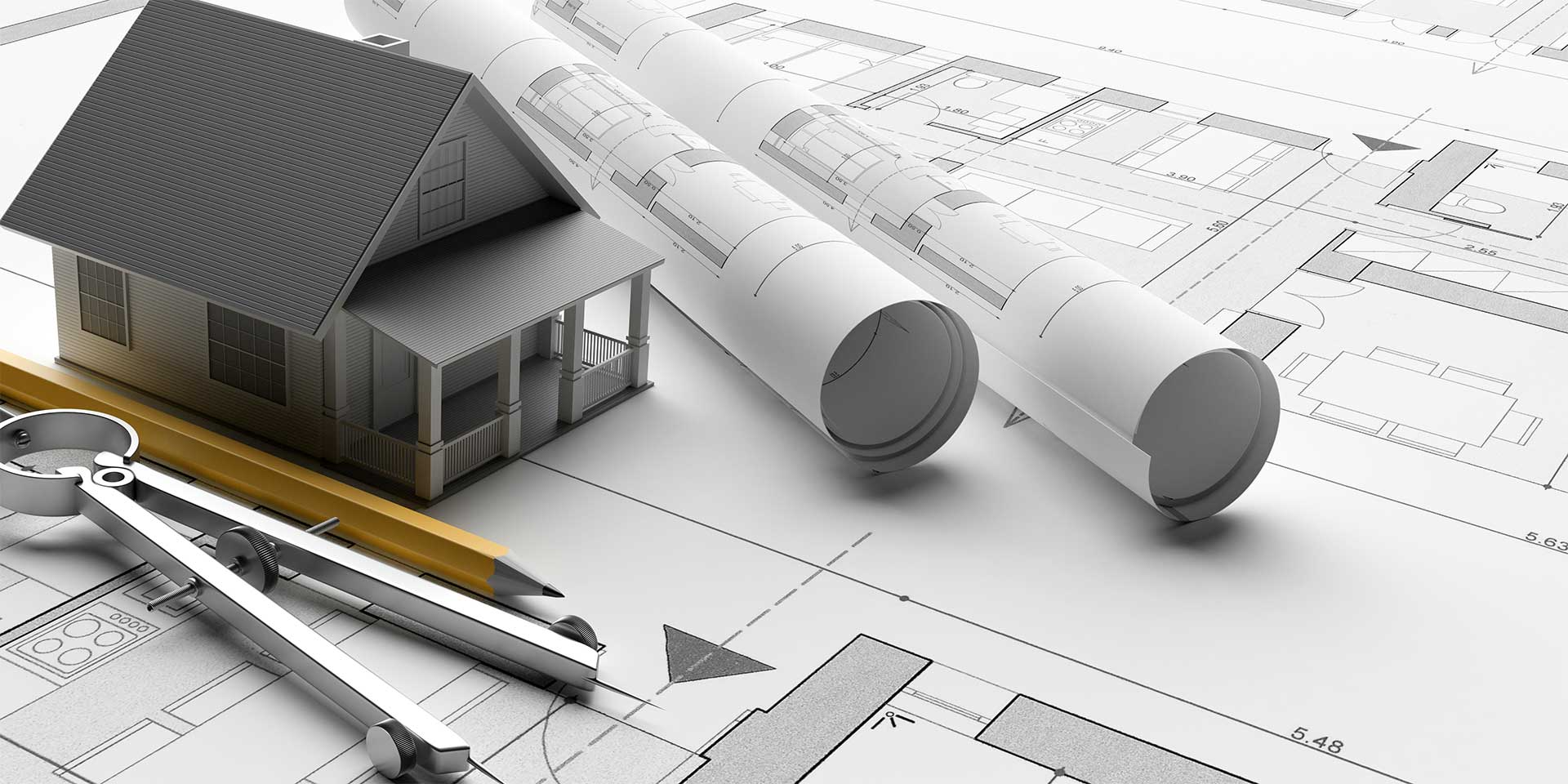 Imagen de planos de construcción